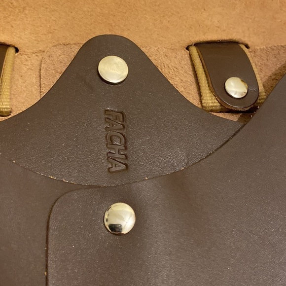 FACHA BEAUTIFUL BROWN ARGENTINA BRAND LEATHER BACKPACK. main image 8
